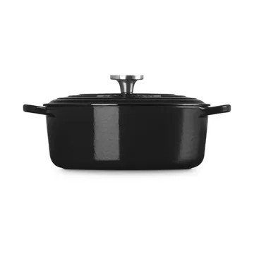 Le Creuset Signature cast iron oval casserole - Black, 4.1 l - Le Creuset