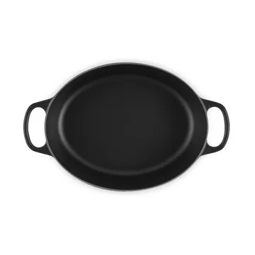 Le Creuset Signature cast iron oval casserole - Matte Black, 4.1 l - Le Creuset
