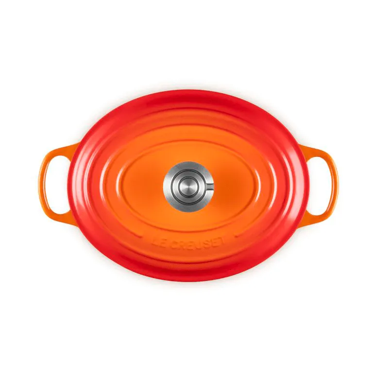 Le Creuset Signature cast iron oval casserole, Volcanic, 4.1 l Le Creuset