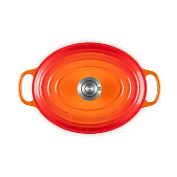Le Creuset Signature cast iron oval casserole - Volcanic, 4.1 l - Le Creuset