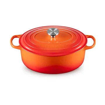 Le Creuset Signature cast iron oval casserole - Volcanic, 6.3 l - Le Creuset