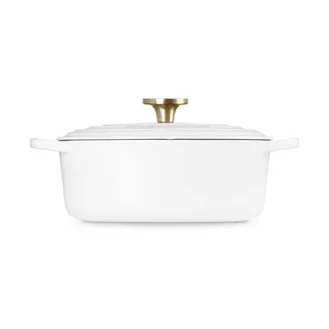 Le Creuset Signature cast iron oval casserole - White, 4.1 l - Le Creuset