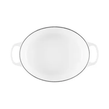 Le Creuset Signature cast iron oval casserole - White, 4.1 l - Le Creuset