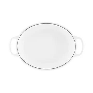Le Creuset Signature cast iron oval casserole - White, 6.3 l - Le Creuset