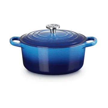 Le Creuset Signature cast iron round casserole - Azure, 3.3 l - Le Creuset