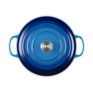 Le Creuset Signature cast iron round casserole - Azure, 6.7 l - Le Creuset