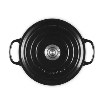 Le Creuset Signature cast iron round casserole - Black, 4.2 l - Le Creuset
