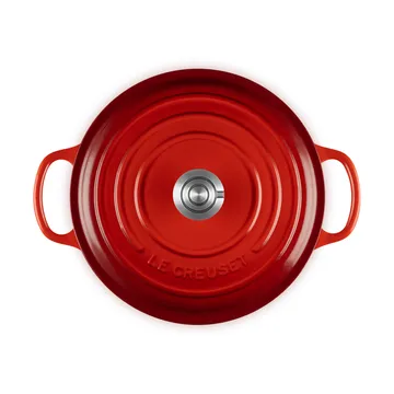 Le Creuset Signature cast iron round casserole - Cerise, 3.3 l - Le Creuset
