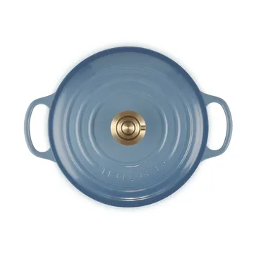 Le Creuset Signature cast iron round casserole - Chambray, 4.2 l - Le Creuset