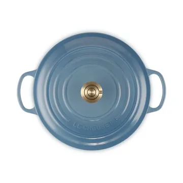 Le Creuset Signature cast iron round casserole - Chambray, 6.7 l - Le Creuset