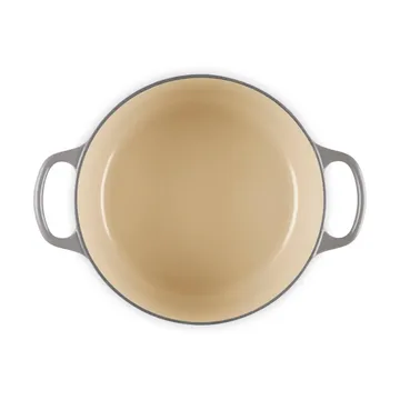 Le Creuset Signature cast iron round casserole - Flint, 4.2 l - Le Creuset