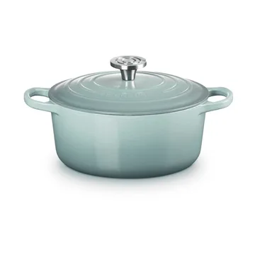 Le Creuset Signature cast iron round casserole - Sea Salt, 4.2 l - Le Creuset