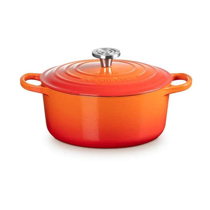 Le Creuset Signature cast iron round casserole - Volcanic, 4.2 l - Le Creuset