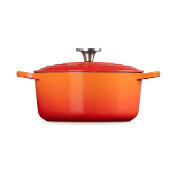 Le Creuset Signature cast iron round casserole - Volcanic, 4.2 l - Le Creuset