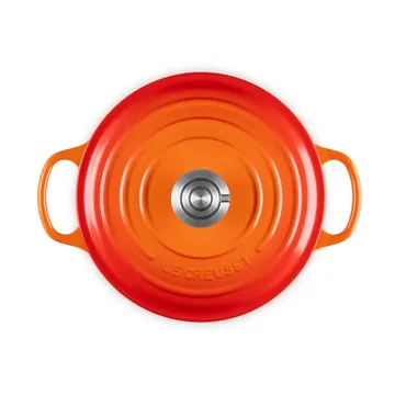 Le Creuset Signature cast iron round casserole - Volcanic, 4.2 l - Le Creuset