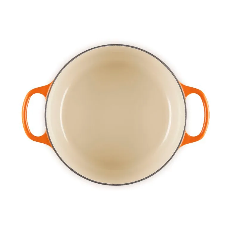 Le Creuset Signature cast iron round casserole, Volcanic, 4.2 l Le Creuset
