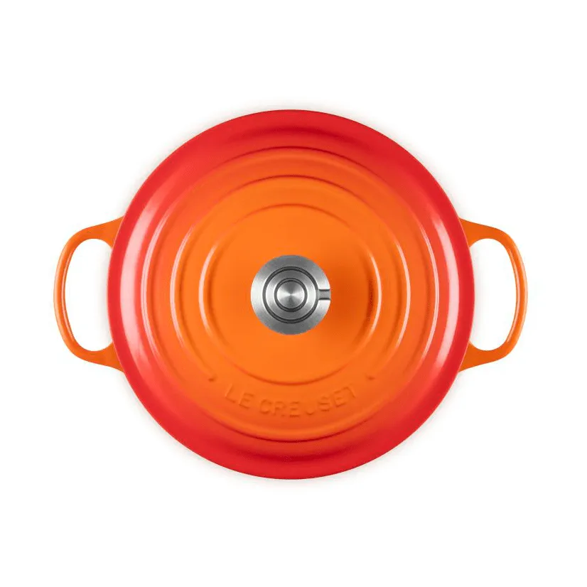 Le Creuset Signature cast iron round casserole, Volcanic, 5.3 l Le Creuset