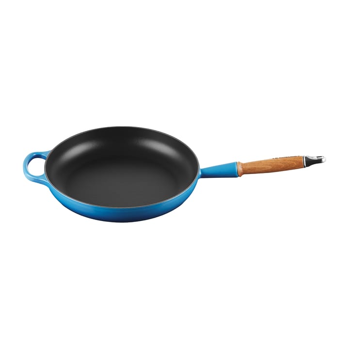 Le Creuset Signature frying pan wooden handle 28 cm - Azure blue - Le Creuset