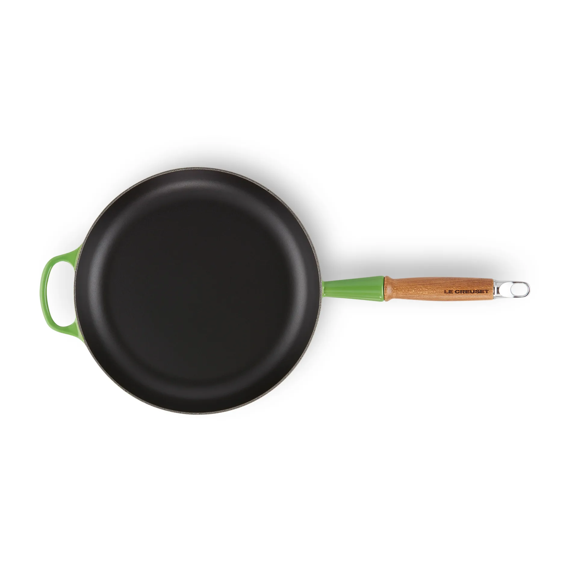 Le Creuset Signature frying pan wooden handle 28 cm, Bamboo Green Le Creuset
