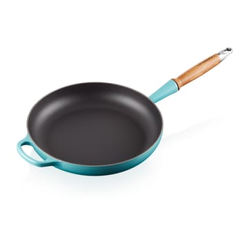 Le Creuset Signature frying pan wooden handle 28 cm - Caribbean - Le Creuset