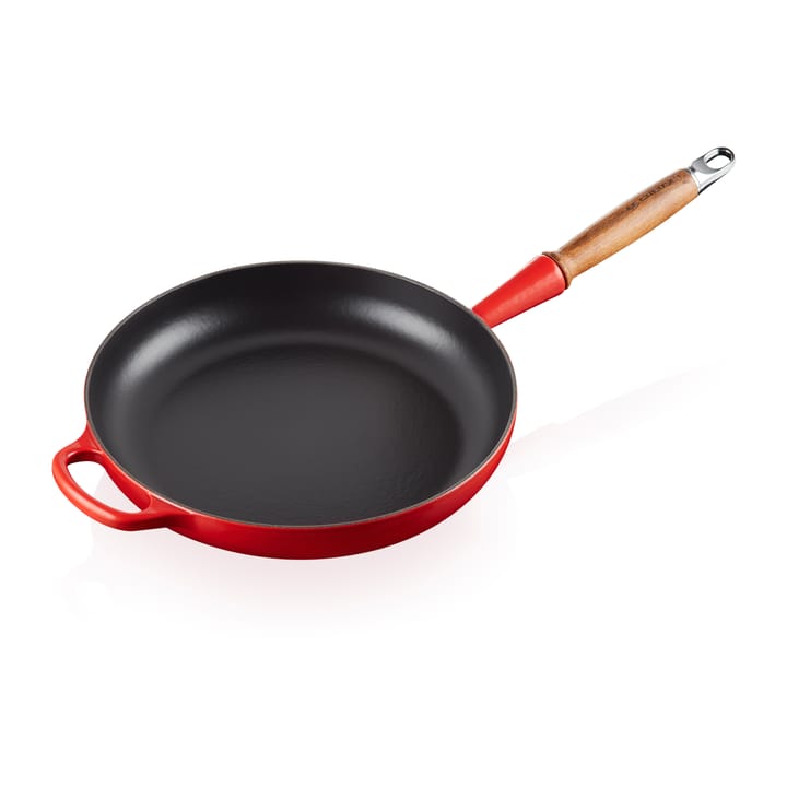 Le Creuset Signature frying pan wooden handle 28 cm - Cerise - Le Creuset