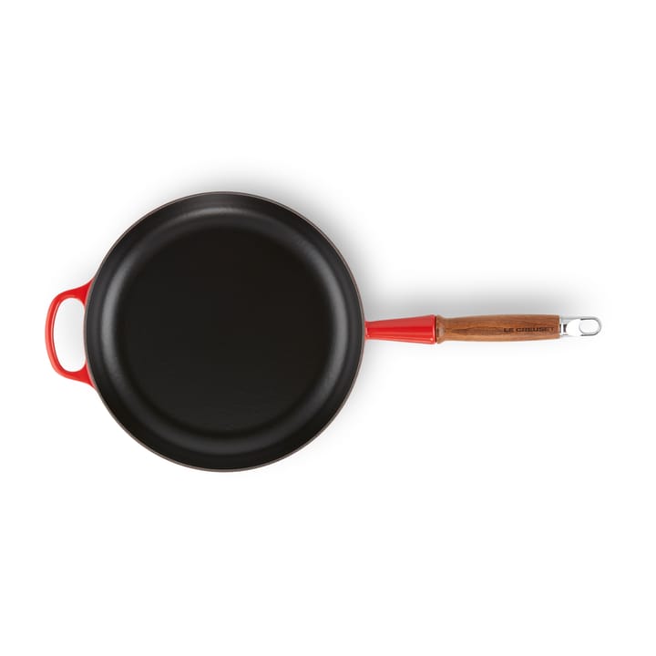 Le Creuset Signature frying pan wooden handle 28 cm - Cerise - Le Creuset