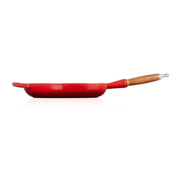 Le Creuset Signature frying pan wooden handle 28 cm - Cerise - Le Creuset