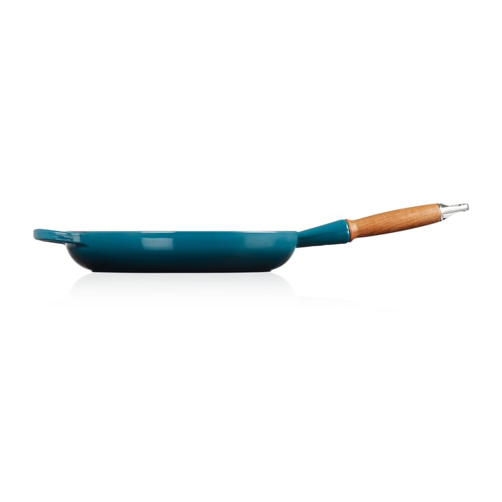 Le Creuset Signature frying pan wooden handle 28 cm - Deep Teal - Le Creuset