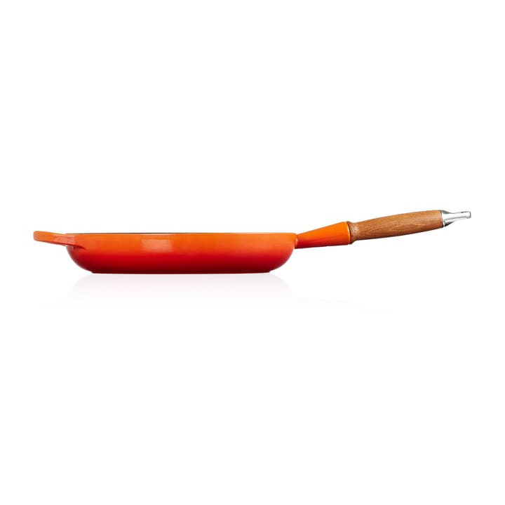 Le Creuset Signature frying pan wooden handle 28 cm - Flame - Le Creuset