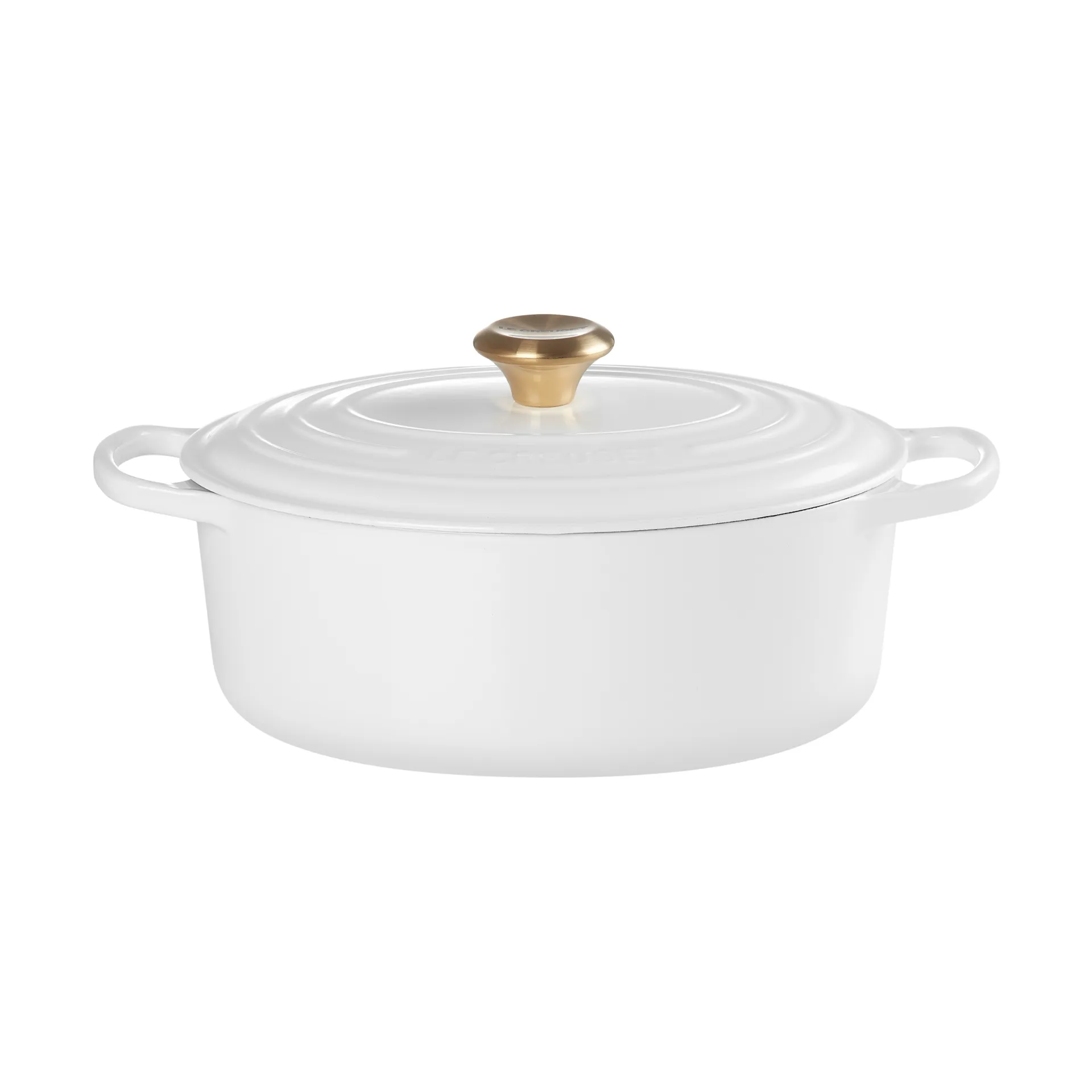 Le Creuset Signature oval casserole 4.1 l, White Le Creuset