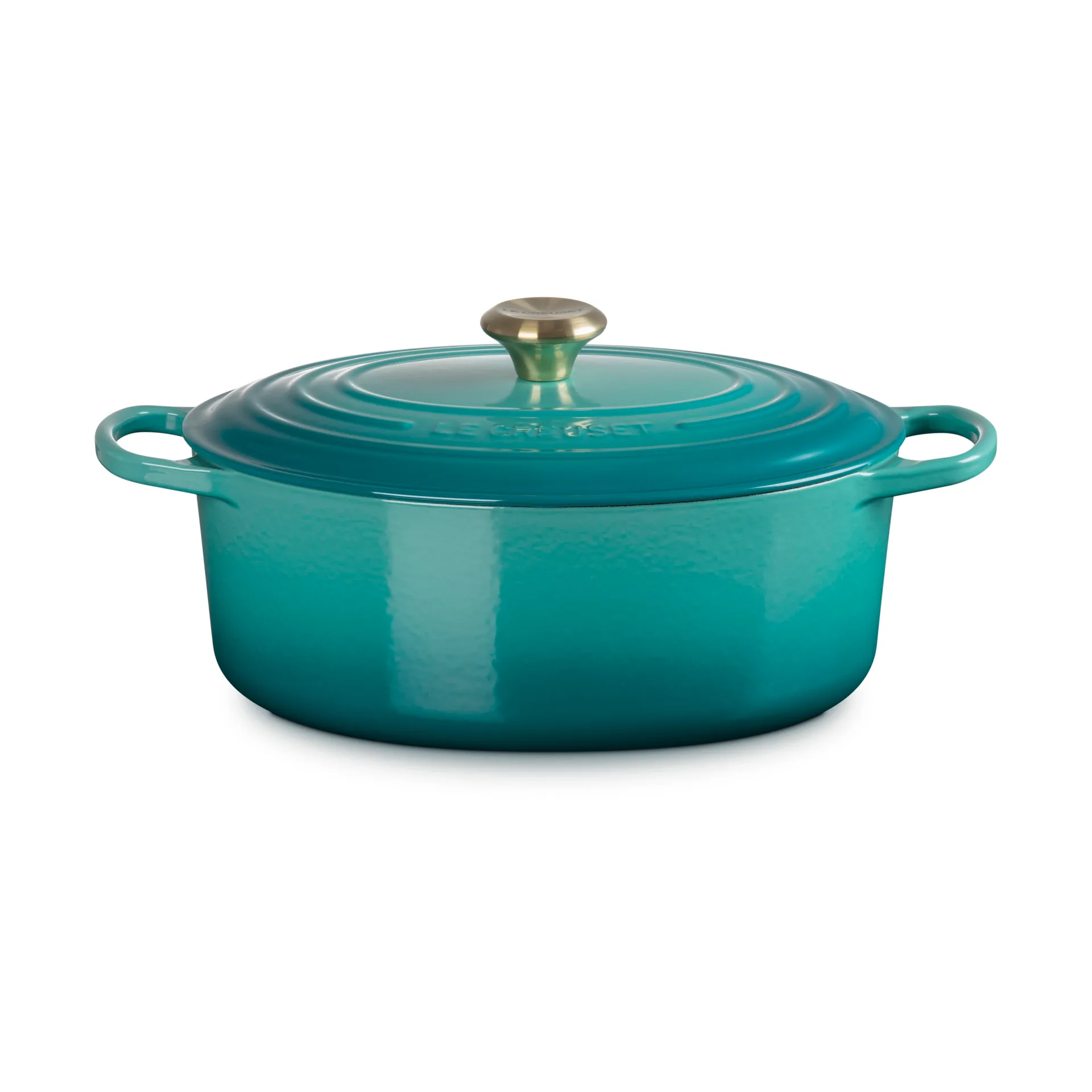 Le Creuset Signature oval casserole 6.3 l, Bleu Riviera Le Creuset