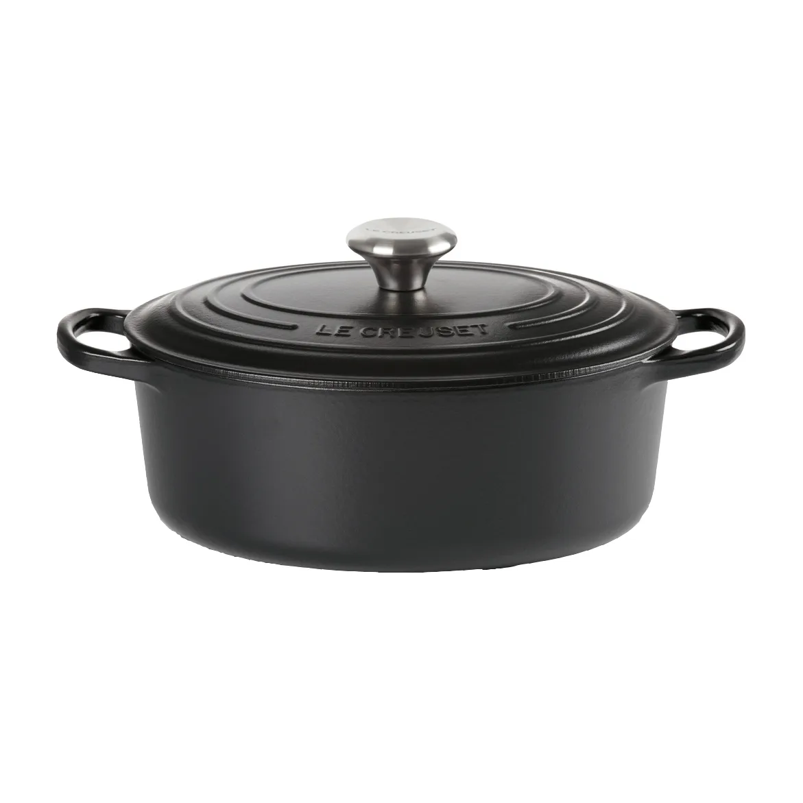 Le Creuset Signature oval casserole 6.3 l, Matte black Le Creuset