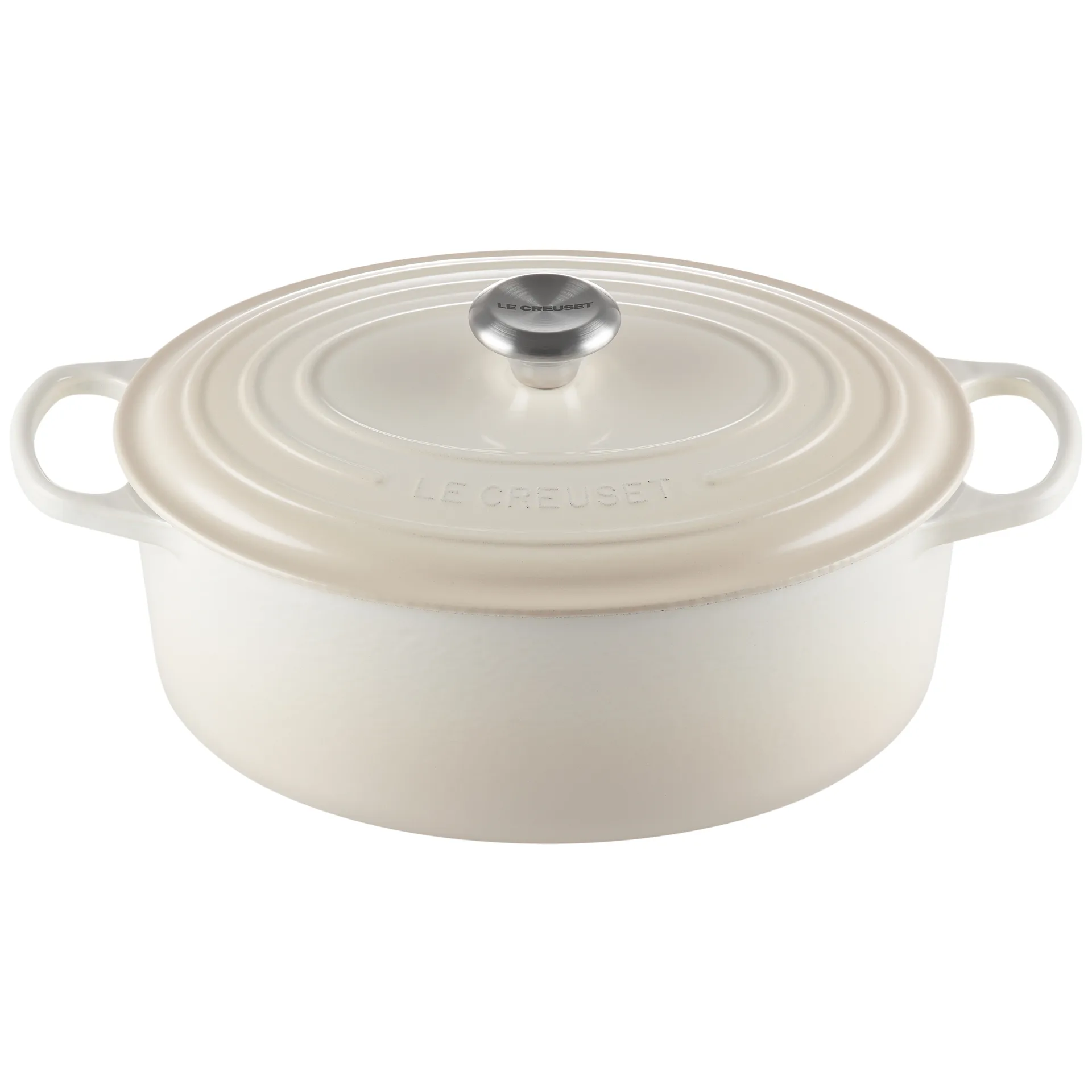Le Creuset Signature oval casserole 6.3 l, Meringue Le Creuset