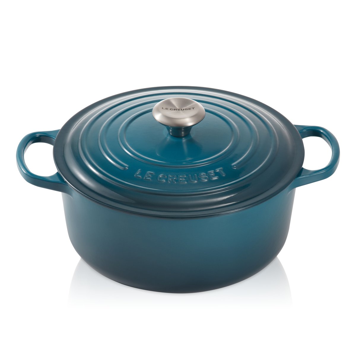 Le Creuset Signature round casserole 4.2 l Deep Teal