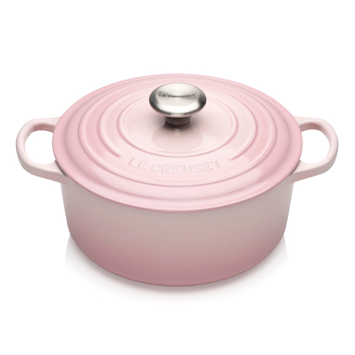 Le Creuset Signature round casserole 4.2 l Shell pink