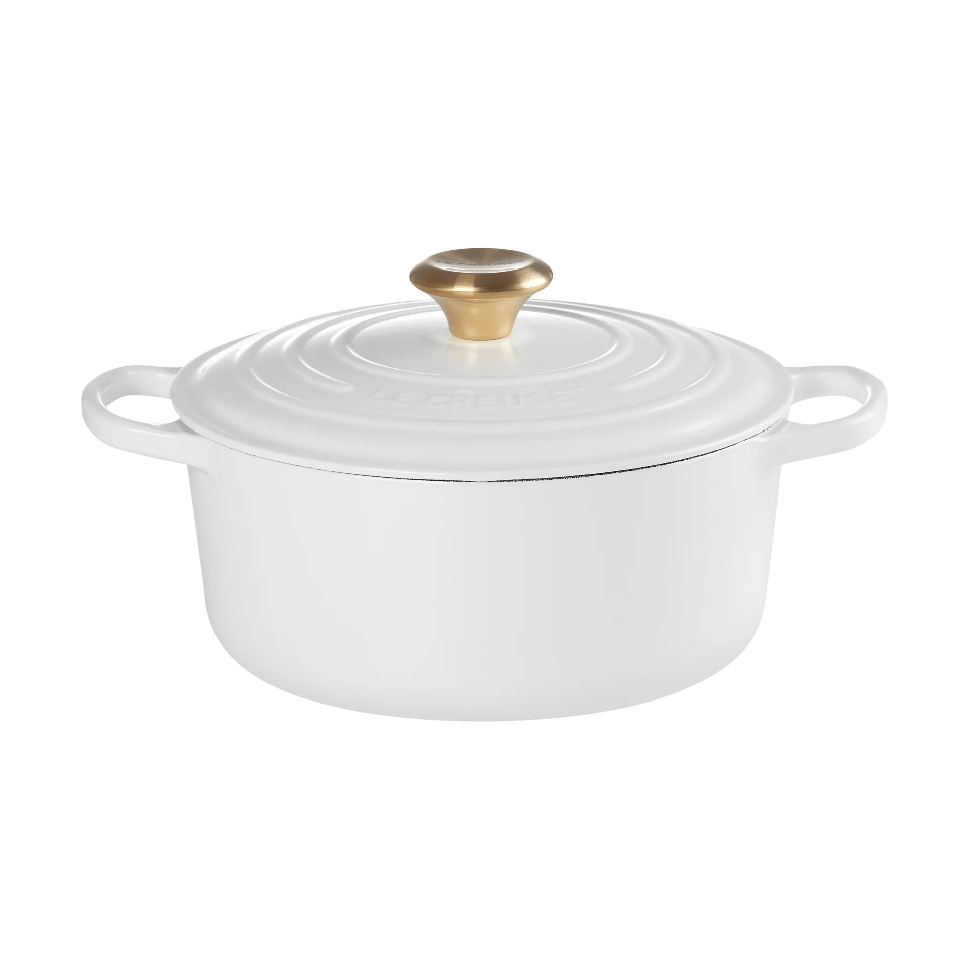 Le Creuset Signature round casserole 4.2 l, White Le Creuset