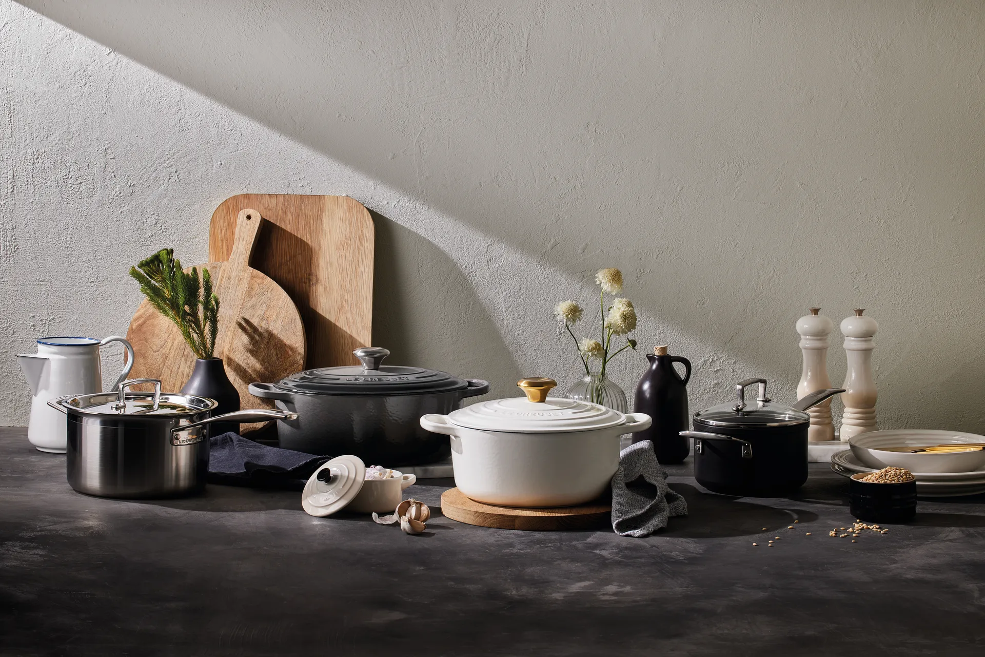 Le Creuset Signature round casserole 4.2 l, White Le Creuset