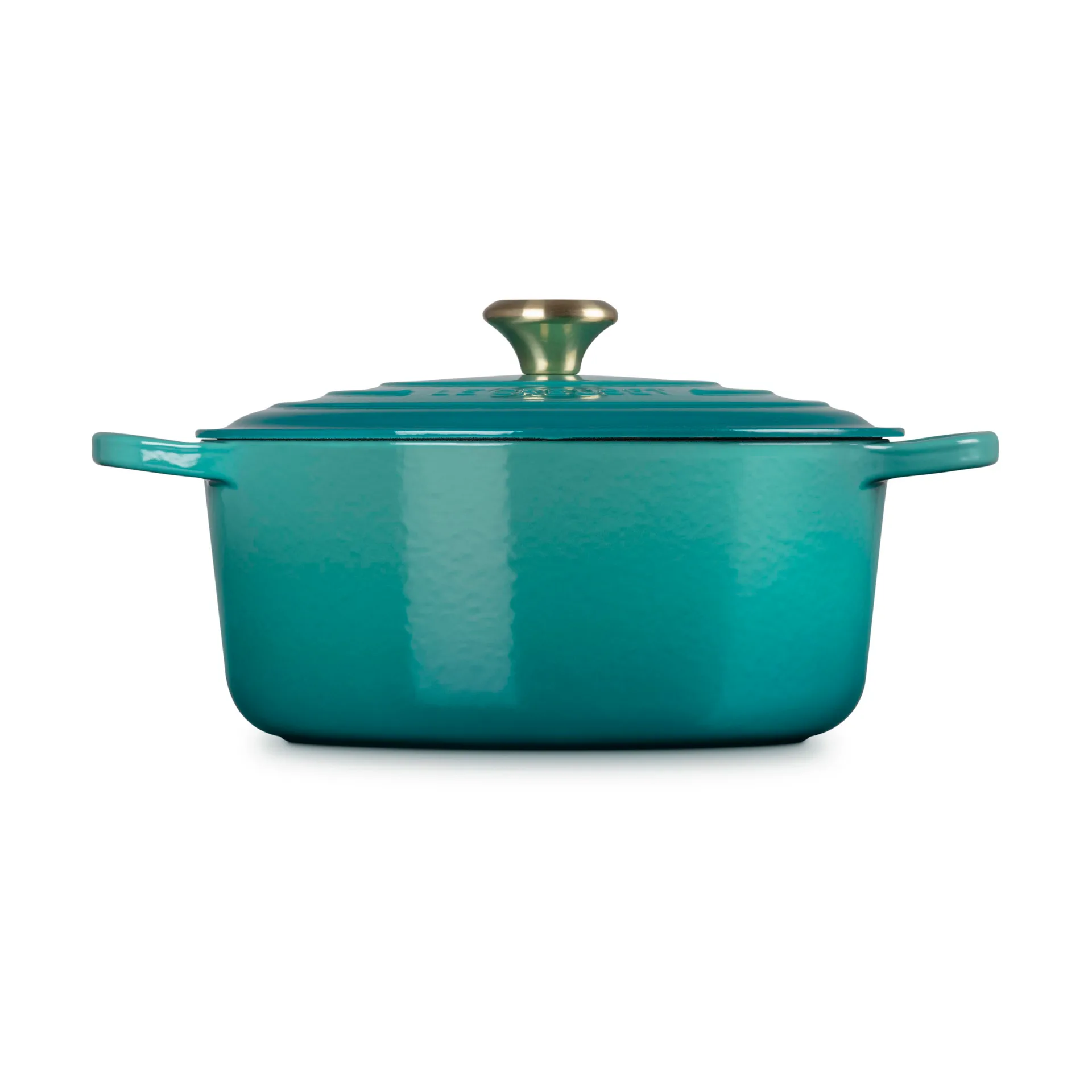Le Creuset Signature round casserole 6.7 l, Bleu Riviera Le Creuset