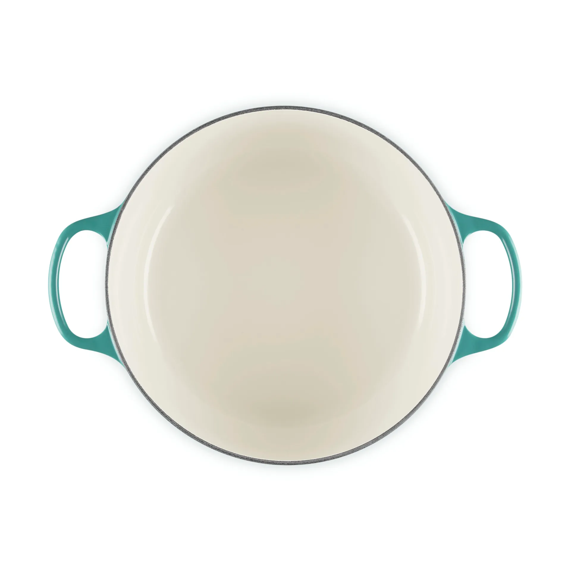 Le Creuset Signature round casserole 6.7 l, Bleu Riviera Le Creuset