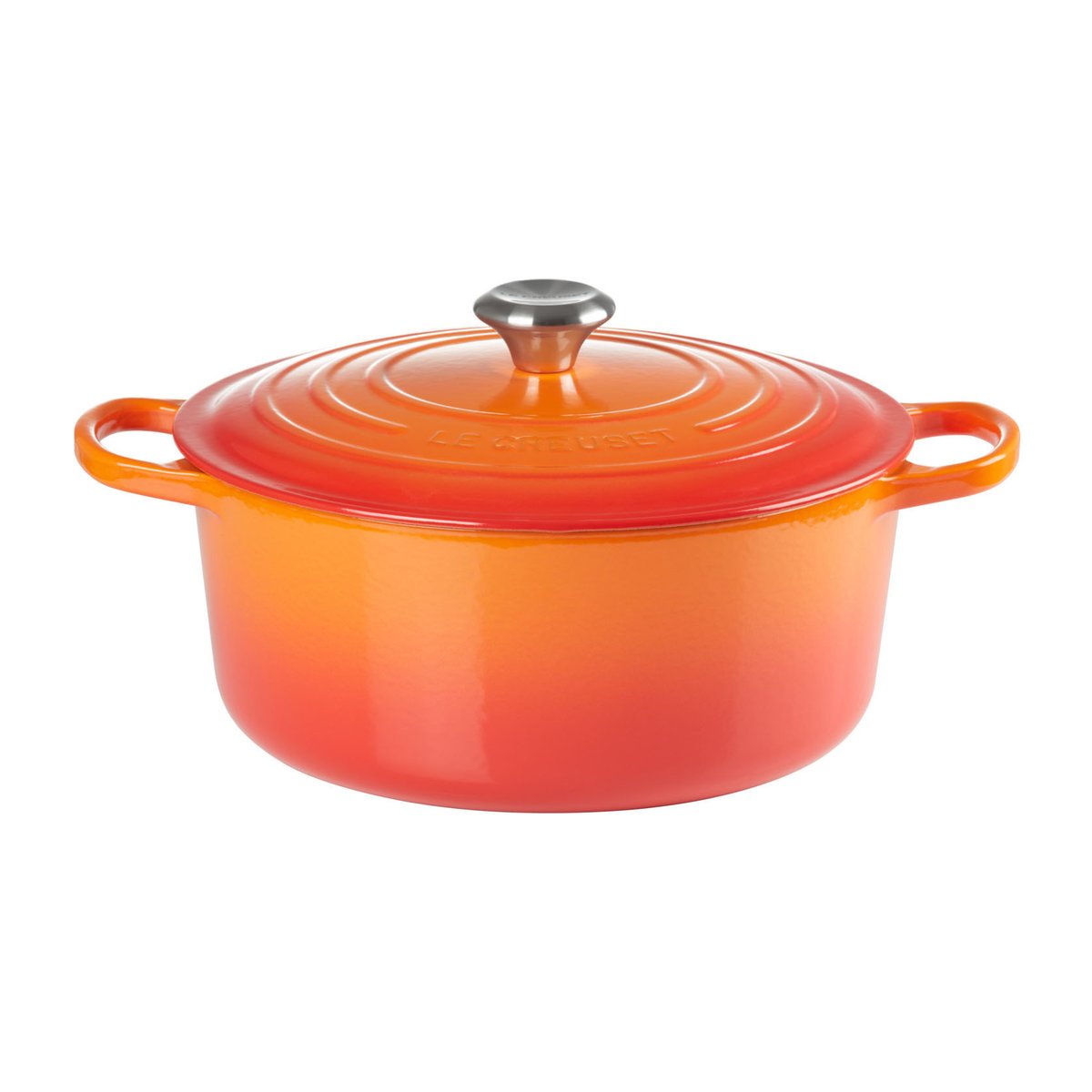 Le Creuset Signature round casserole 6.7 l Volcanic