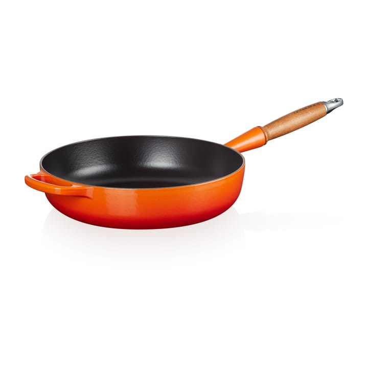 Le Creuset Signature sauce pan wooden handle 28 cm - Flame - Le Creuset