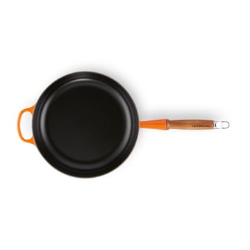 Le Creuset Signature sauce pan wooden handle 28 cm - Flame - Le Creuset