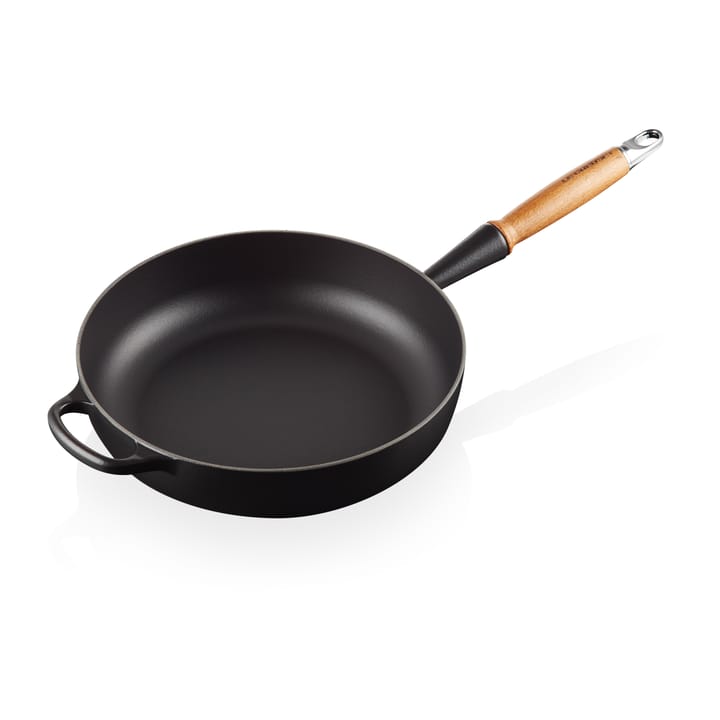Le Creuset Signature sauce pan wooden handle 28 cm - Matte Black - Le Creuset