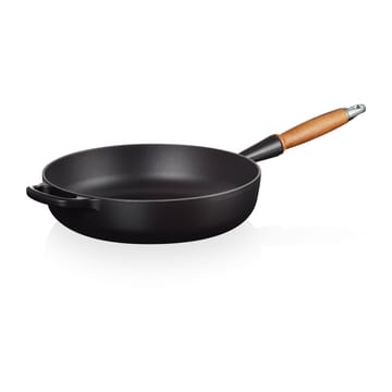 Le Creuset Signature sauce pan wooden handle 28 cm - Matte Black - Le Creuset