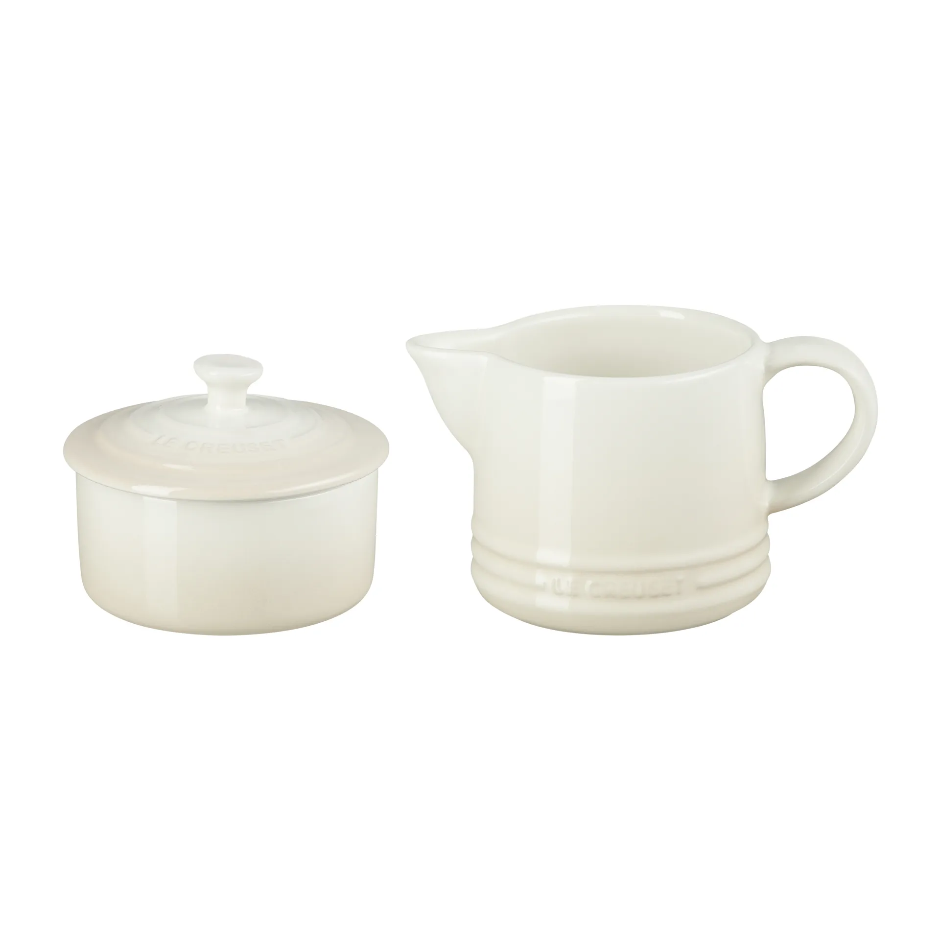 Le Creuset Signature sugar & milk set, Meringue Le Creuset