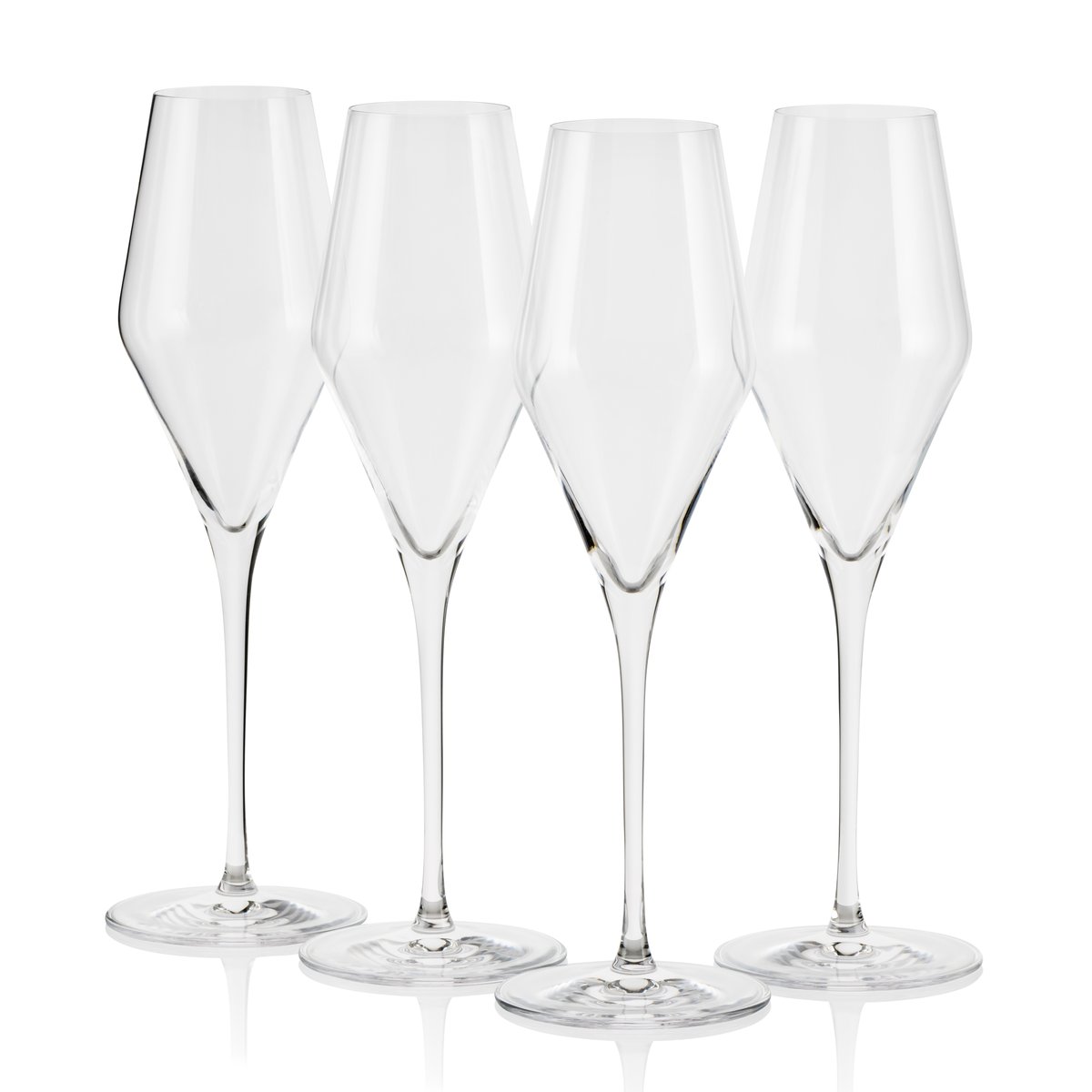 Le Creuset sparkling wine glass 4-pack 29 cl | Scandinavian Design | Wine glasses | Transparent