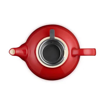 Le Creuset teapot - Cerise, with strainer, 1,3 L - Le Creuset