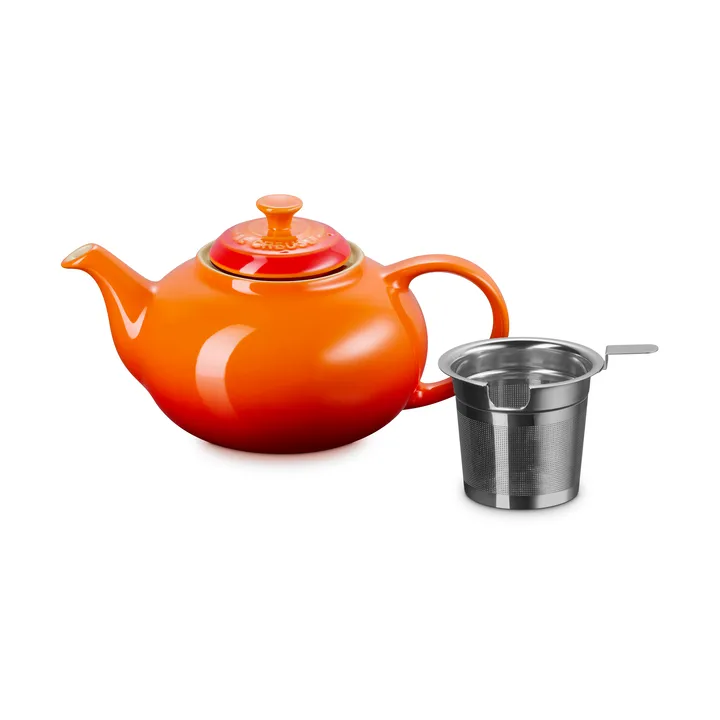 Le Creuset teapot - Volcanic, with strainer, 1,3 L - Le Creuset