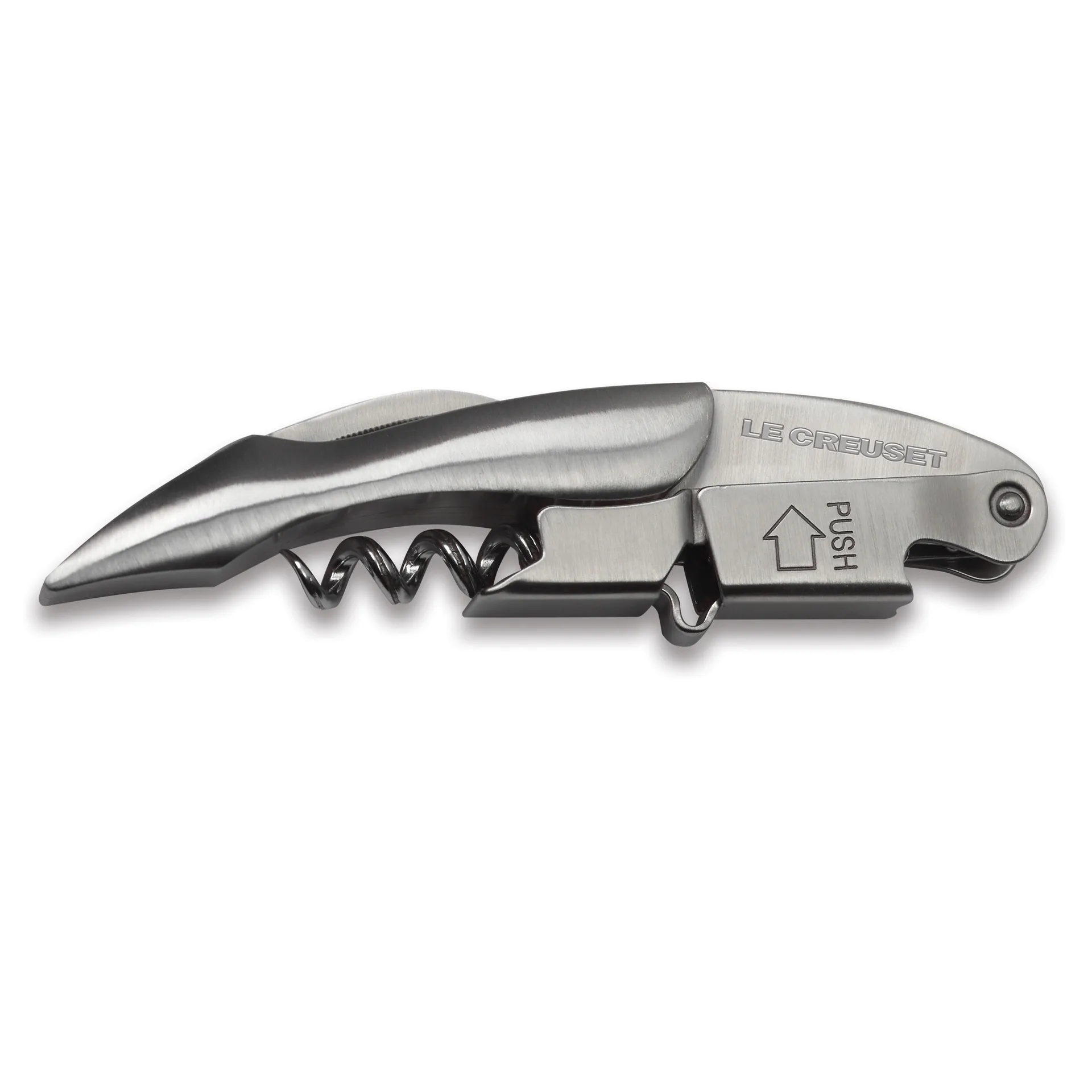 Le Creuset WT-110 corkscrew metal , grey Le Creuset