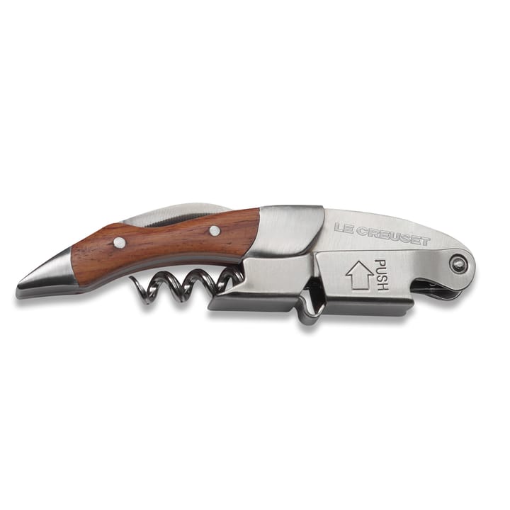 Le Creuset WT-110 corkscrew wood - grey-brown - Le Creuset